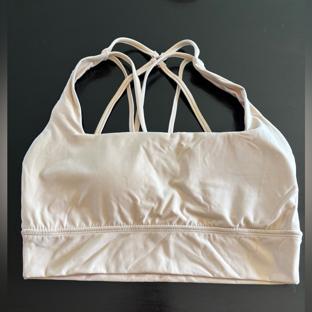BuffBunny Cream Sports Bra